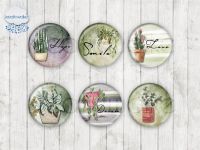 Motiv-Cabochons 1823 25mm (6 Stk)